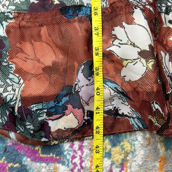 Anthropologie Hemant & Nandita Zeri Tiered Floral Ruffle Dress Size 10 - Picture 15 of 15